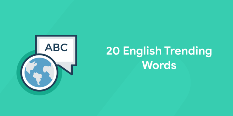 english trending words