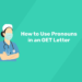 How to Use Pronouns in an OET Letter