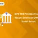 IBPS RRB PO 2024 Prelims Result