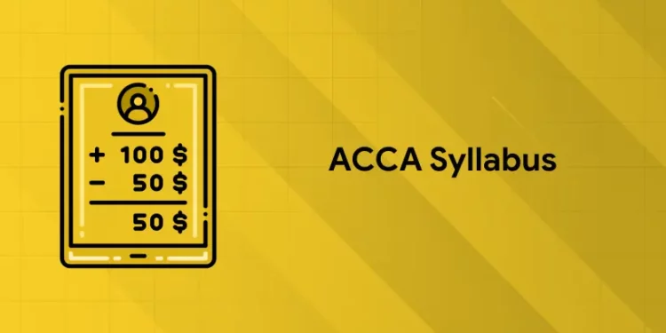 ACCA Syllabus