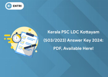 Kerala PSC LDC Kottayam (503/2023) Answer Key 2024: PDF