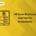MS Excel Shortcuts and Tips for Accountants