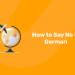 How to Say No in German