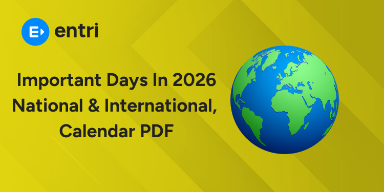 Important Days in 2026 National & International, Calendar PDF