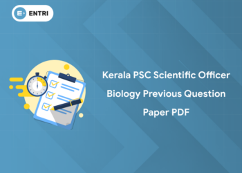 Kerala PSC Scientific Officer Biology Previous Question Paper PDF