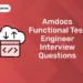 Amdocs Functional Test Engineer Interview Questions