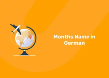 Months Name in German