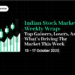Indian Stock Market Weekly Wrap: Top Gainers, Losers, and What’s Driving the Market This Week