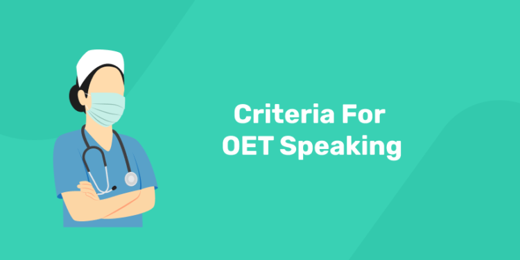 Criteria for OET Speaking