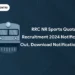 RRC NR Sports Quota Recruitment
