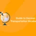 German Transportation Vocabulary