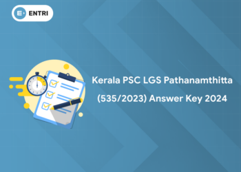 Kerala PSC LGS Pathanamthitta (535/2023) Answer Key 2024