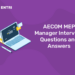 AECOM MEP Manager Interview Questions and Answers