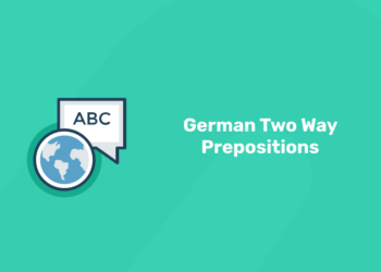 German Two Way Prepositions
