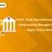 HDFC Bank Recruitment 2025