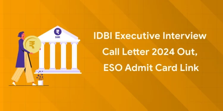 IDBI Executive Interview Call Letter