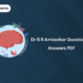 Dr B R Ambedkar Questions & Answers PDF