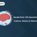 Kerala Quiz: 100 Questions on Culture, History, and Attractions