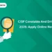 CISF Constable and Driver Apply Online