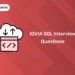 IQVIA SQL Interview Questions