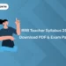 RRB Teacher Syllabus 2025