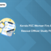 Kerala PSC Woman Fire and Rescue Officer 2025 Study Plan
