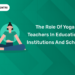 yoga teachers' role in school