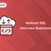 Walmart SQL Interview Questions