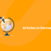 Articles in German