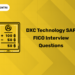 DXC Technology SAP FICO Interview Questions