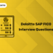 Deloitte SAP FICO Interview Questions