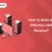 How to Build an Effective AWS Resume