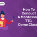 How to conduct a Montessori TTC demo class
