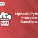 MphasiS Python Interview Questions (1)