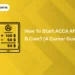 How To Start ACCA After B.com? (A Career Guide)