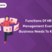 Functions of HR Management Every Business Needs to Know