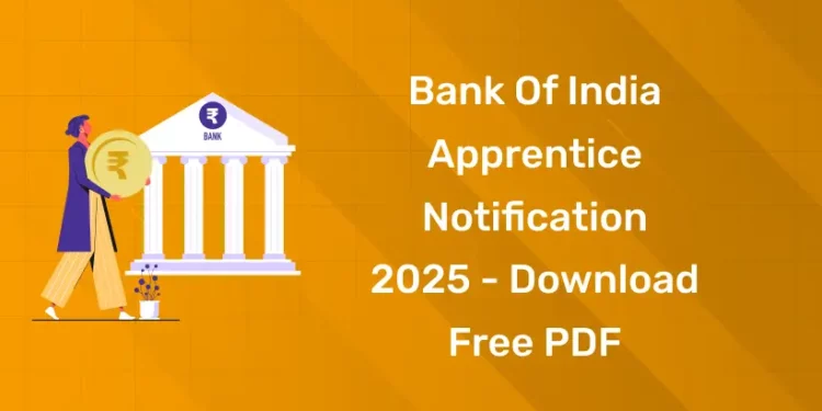 Bank of India Apprentice Notification 2025 - Download Free PDF