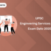 UPSC Engineering Services (ESE) Exam Date 2025