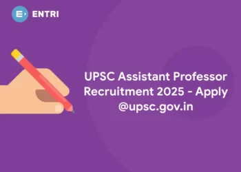 UPSC Assistant Professor Recruitment