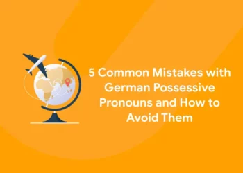 German possessive pronoun mistakes