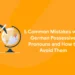 German possessive pronoun mistakes