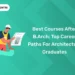Best Courses After B.Arch Top Career Paths for Architecture Graduates