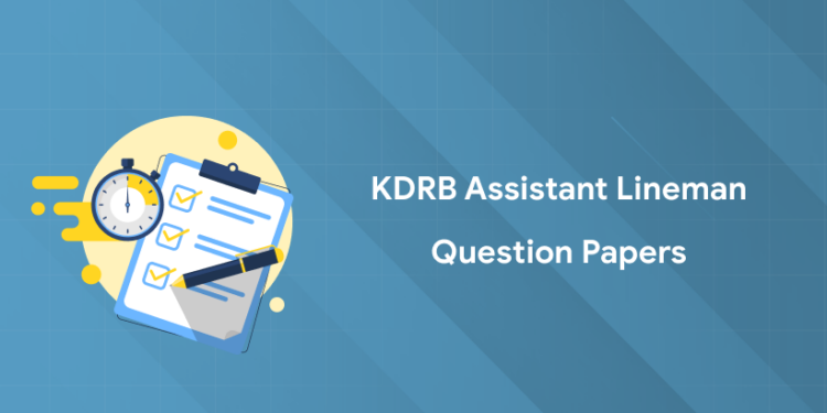 KDRB Assistant Lineman 2025 Question Paper PDF Download