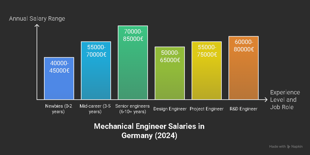AVERAGE MECHANICAL ENGINEER SALARY IN GERMANY PER MONTH visual data 7