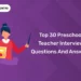 Top 30 Preschool Teacher Interview Questions And Answers