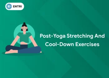 Post yoga stretching and cool down exercise