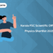 Kerala PSC Scientific Officer Physics Shortlist 2025 PDF Download