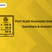 PwC Audit Associate Interview Questions & Answers