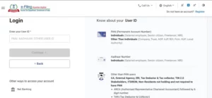 itr login