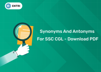 Synonyms and Antonyms for SSC CGL - Download PDF